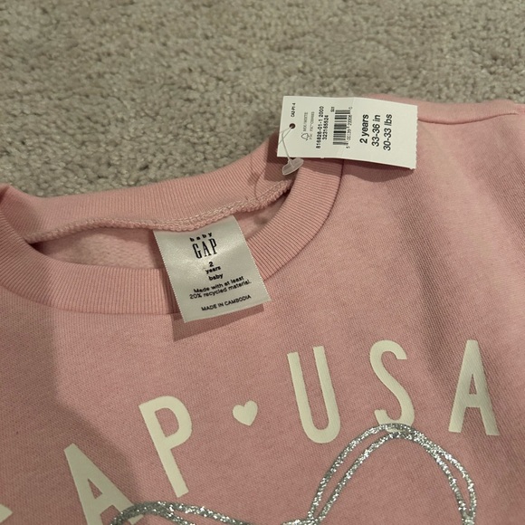 Gap Pink and Blue Dress 2T - Picture 2 of 3